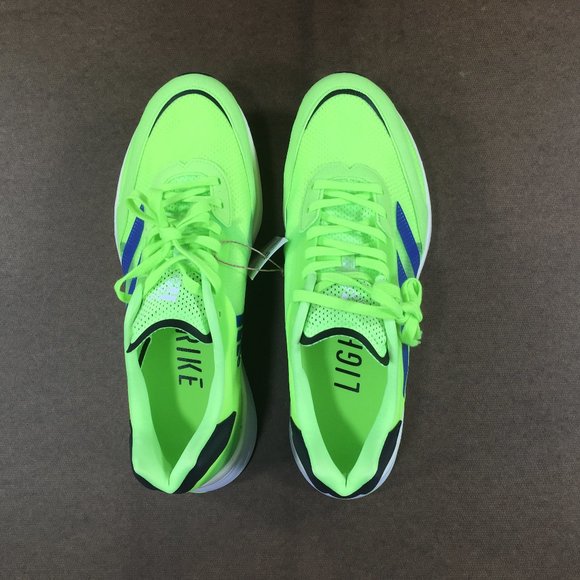 Adidas Adizero Boston 10 Running Shoes Mens Size 12 Signal Green H67514 - Picture 4 of 10